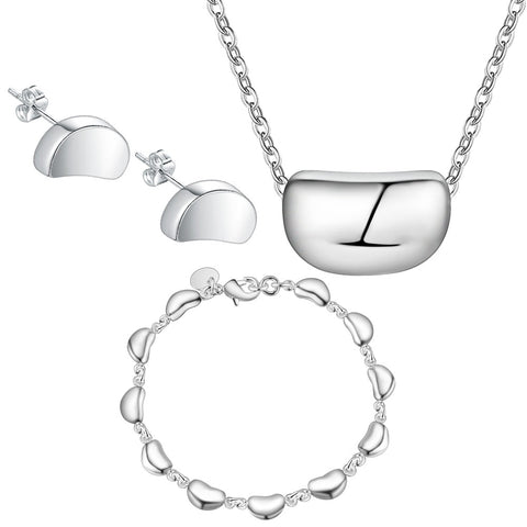 Silver Jewelry Set LST386