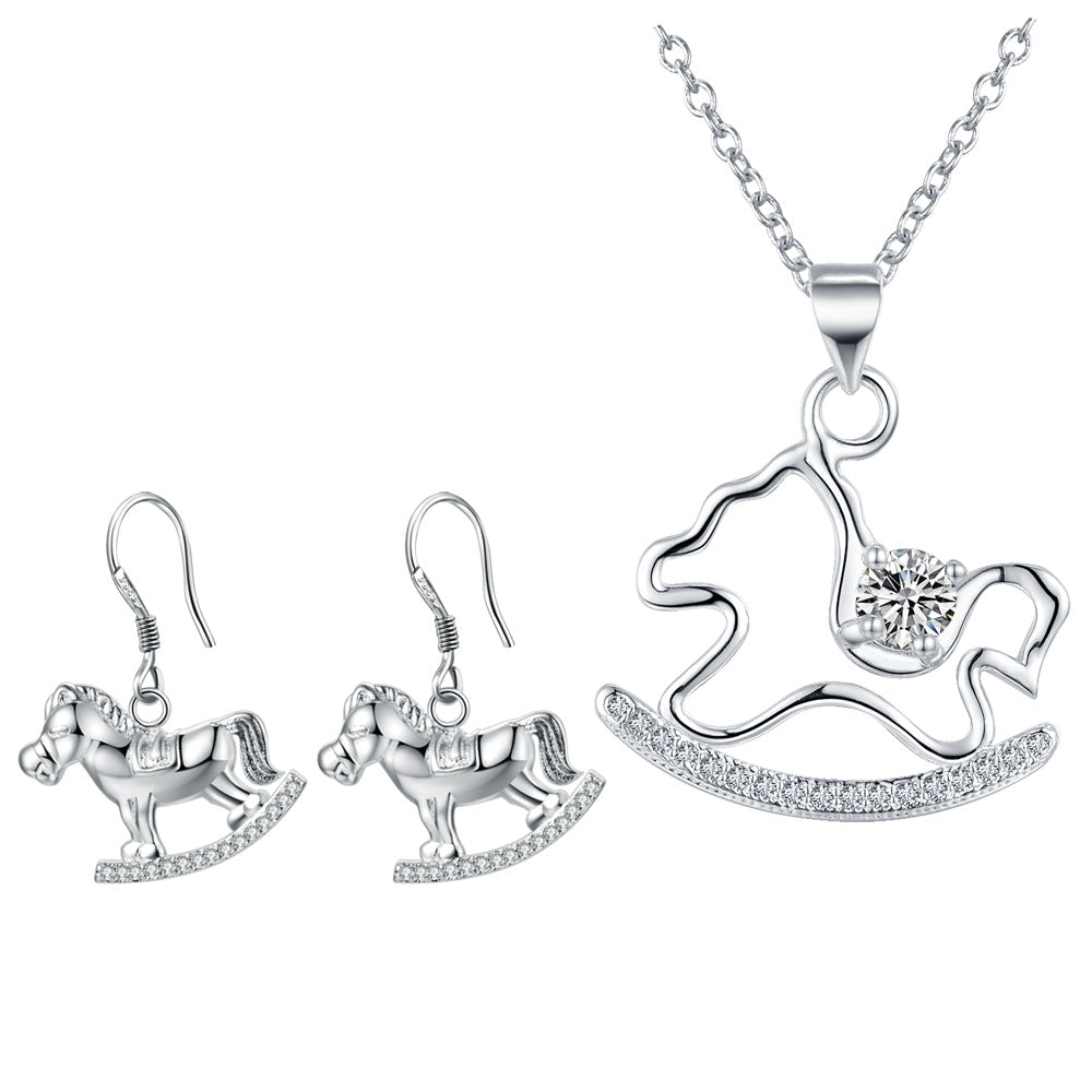 Silver Jewelry Set LST388