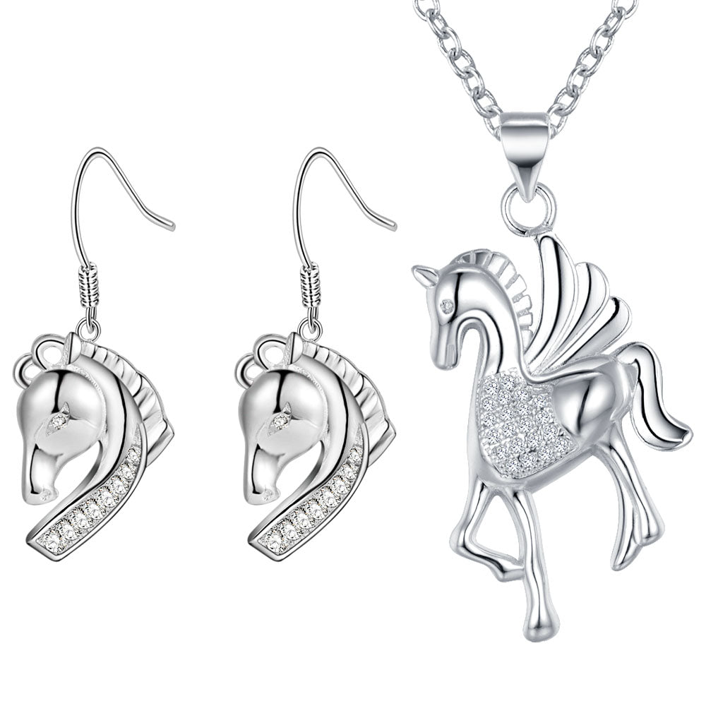 Silver Jewelry Set LST392