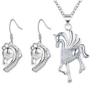Silver Jewelry Set LST392