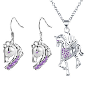 Silver Jewelry Set LST393