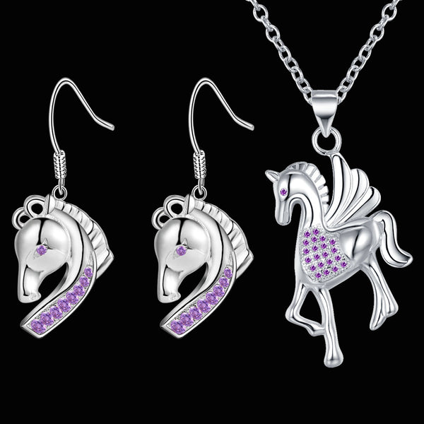 Silver Jewelry Set LST393