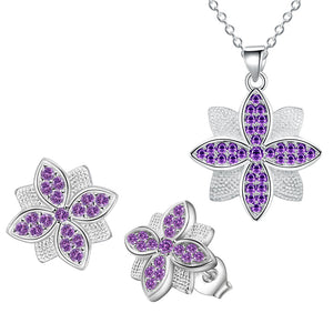 Silver Jewelry Set LST394