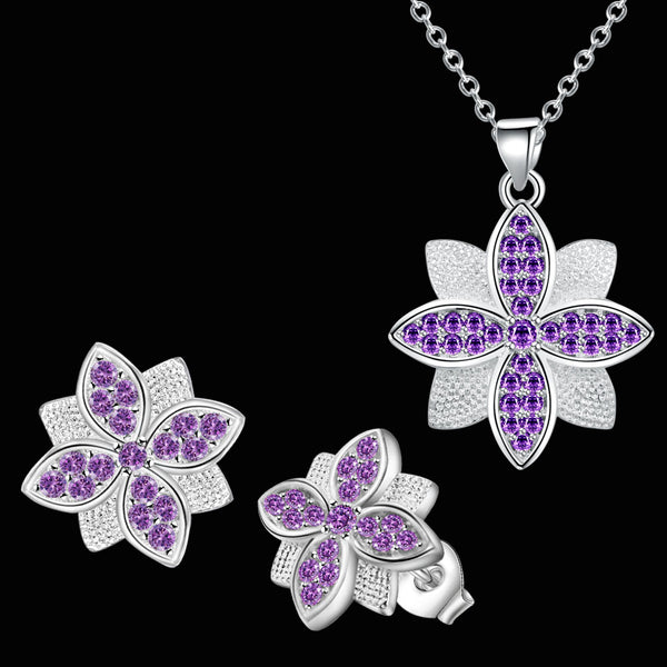 Silver Jewelry Set LST394