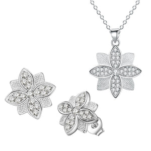 Silver Jewelry Set LST395