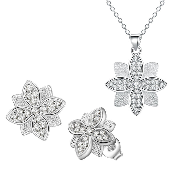 Silver Jewelry Set LST395