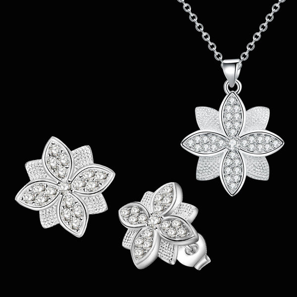 Silver Jewelry Set LST395