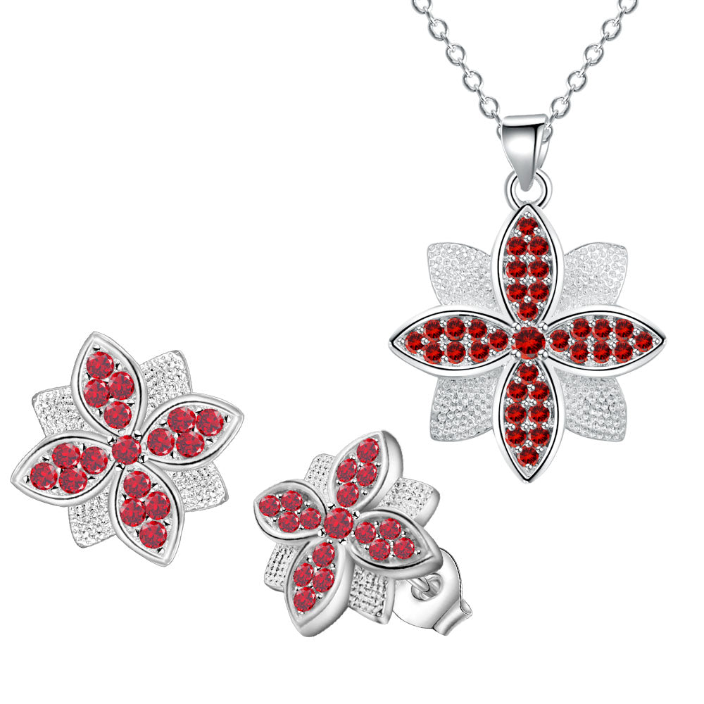 Silver Jewelry Set LST396