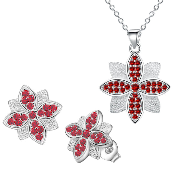 Silver Jewelry Set LST396
