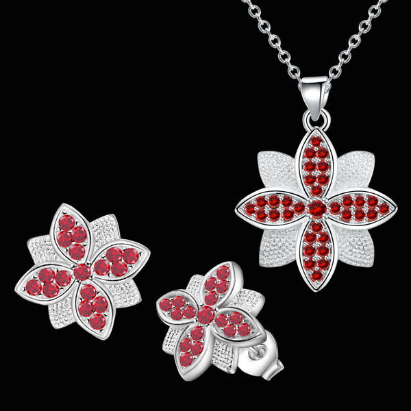 Silver Jewelry Set LST396