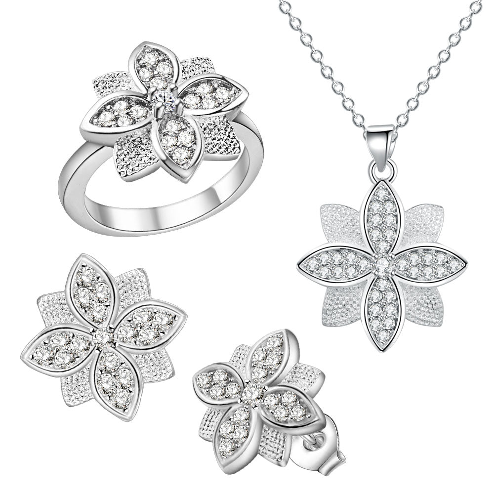 Silver Jewelry Set LST397