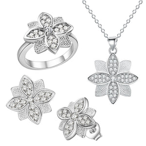 Silver Jewelry Set LST397