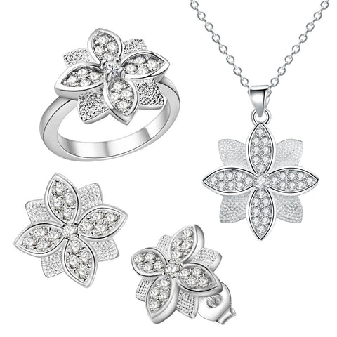 Silver Jewelry Set LST397