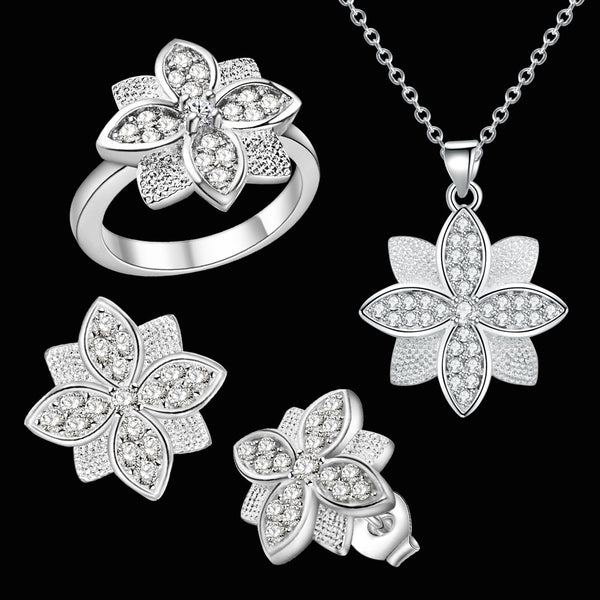 Silver Jewelry Set LST397