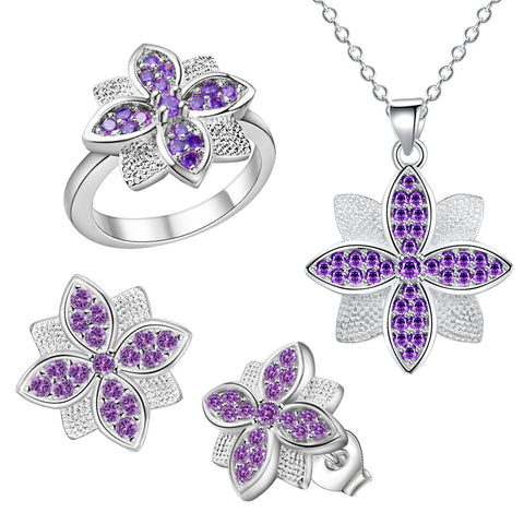Silver Jewelry Set LST398