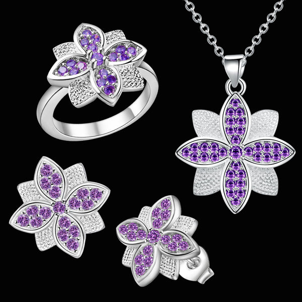 Silver Jewelry Set LST398