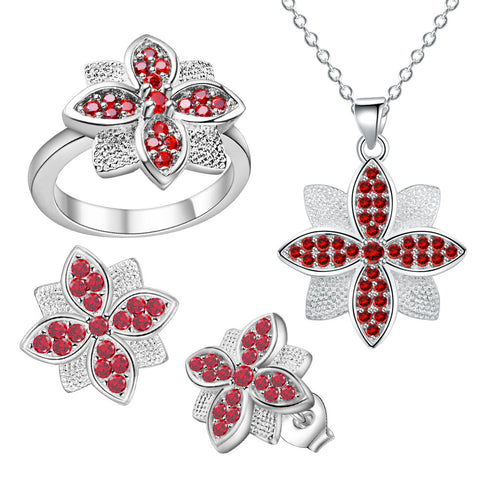 Silver Jewelry Set LST399