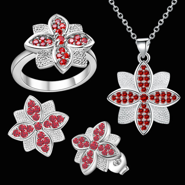 Silver Jewelry Set LST399