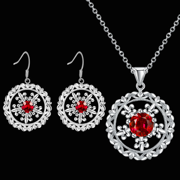 Silver Jewelry Set LST402