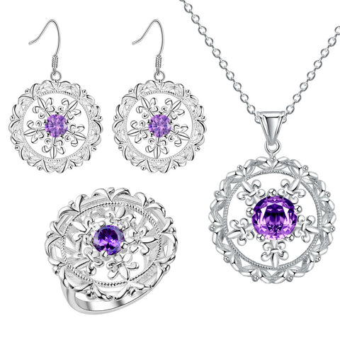 Silver Jewelry Set LST403
