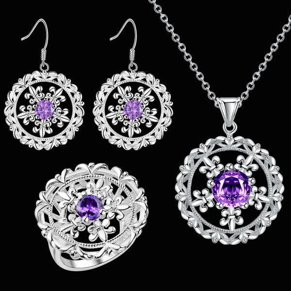 Silver Jewelry Set LST403