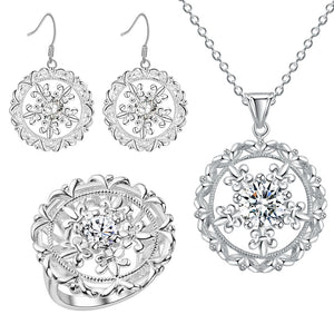 Silver Jewelry Set LST404