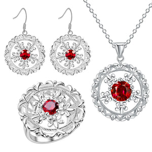 Silver Jewelry Set LST405