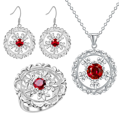 Silver Jewelry Set LST405