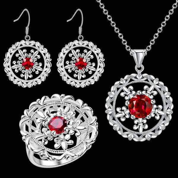 Silver Jewelry Set LST405
