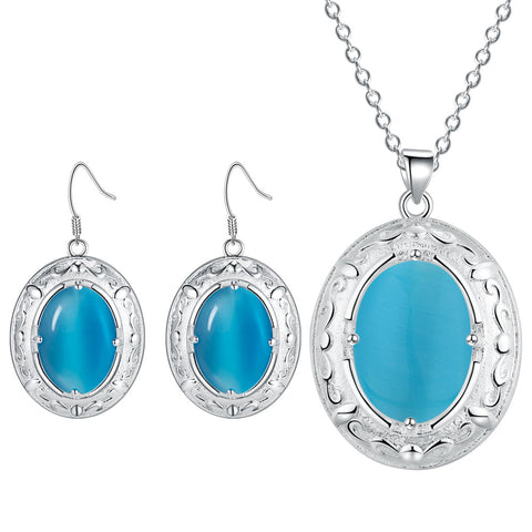 Silver Jewelry Set LST413