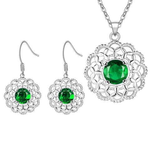 Silver Jewelry Set LST421