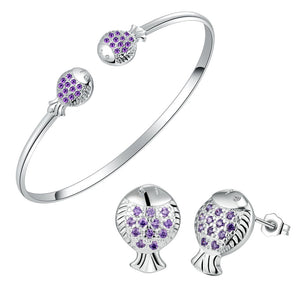 Silver Jewelry Set LST422