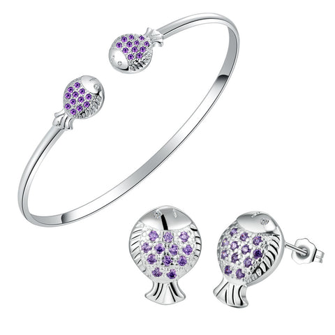 Silver Jewelry Set LST422