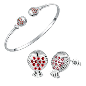 Silver Jewelry Set LST423