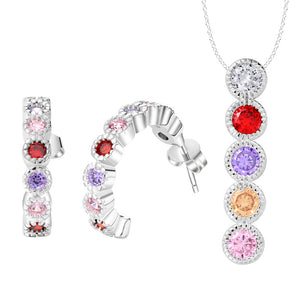 Silver Jewelry Set LST426
