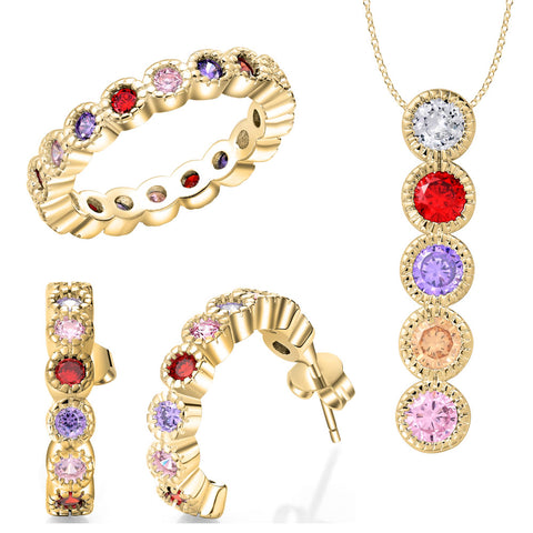 Gold Jewelry Set LST431