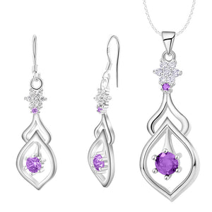 Silver Jewelry Set LST435