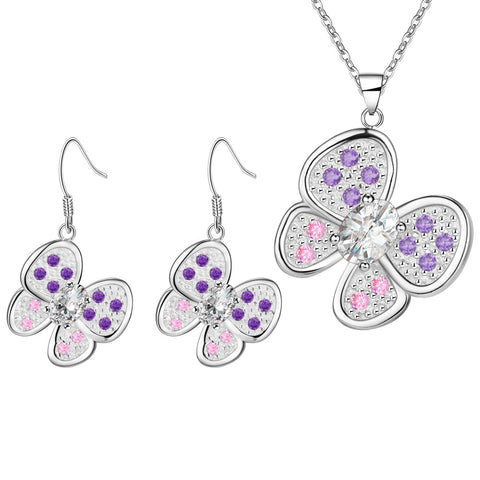 Silver Jewelry Set LST441