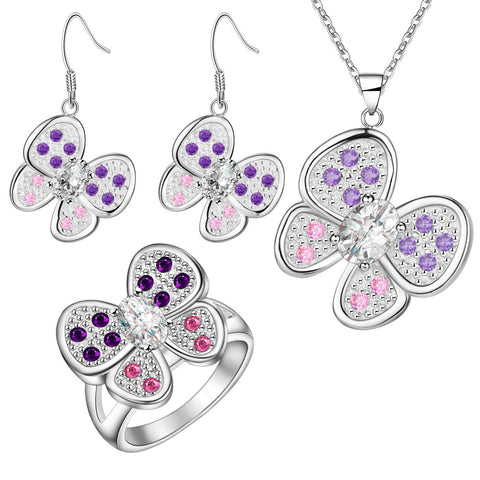 Silver Jewelry Set LST444