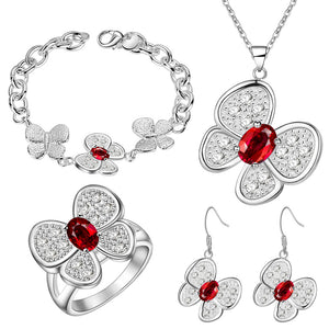 Silver Jewelry Set LST446