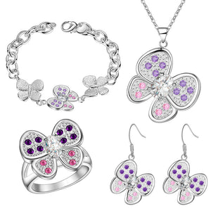 Silver Jewelry Set LST447