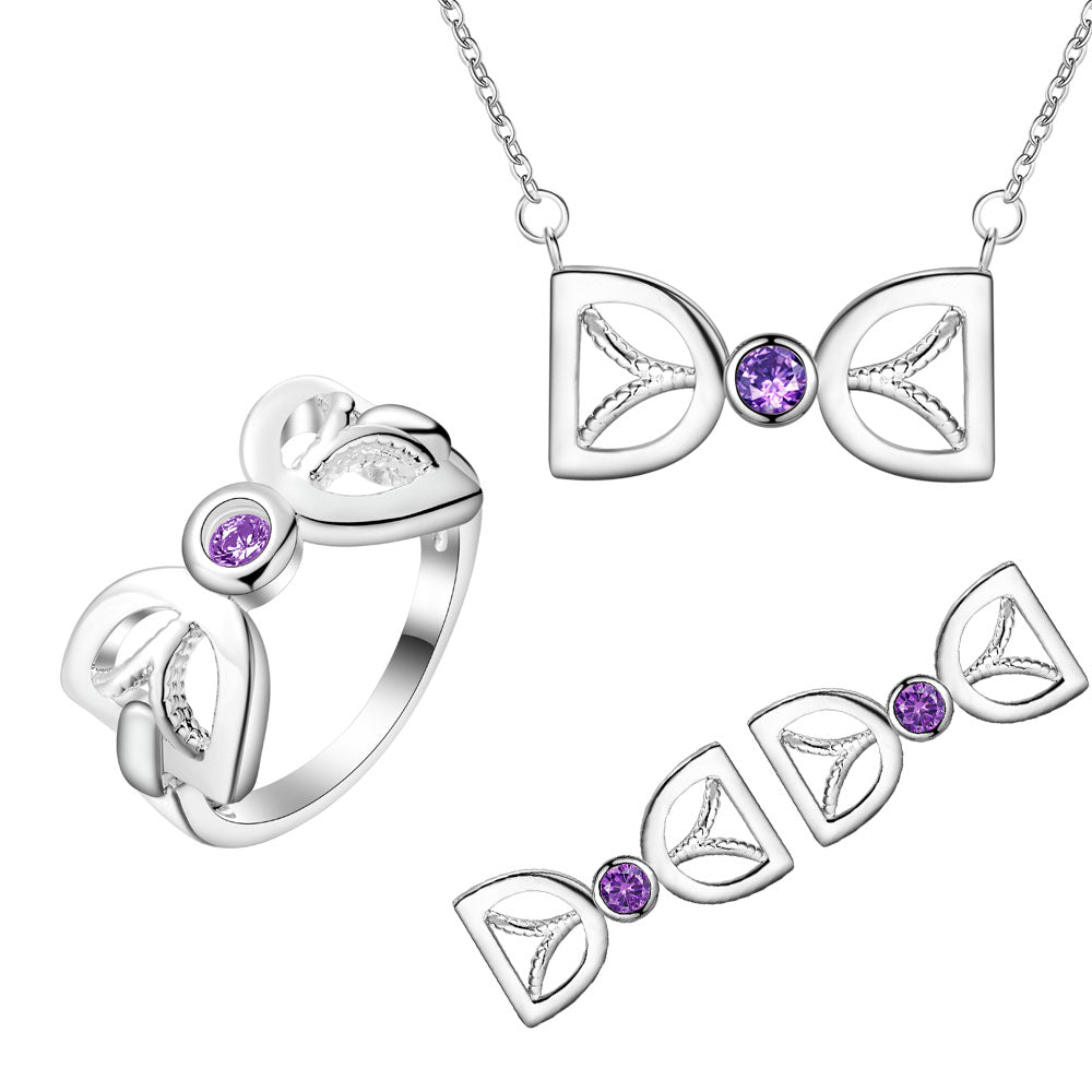 Silver Jewelry Set LST455