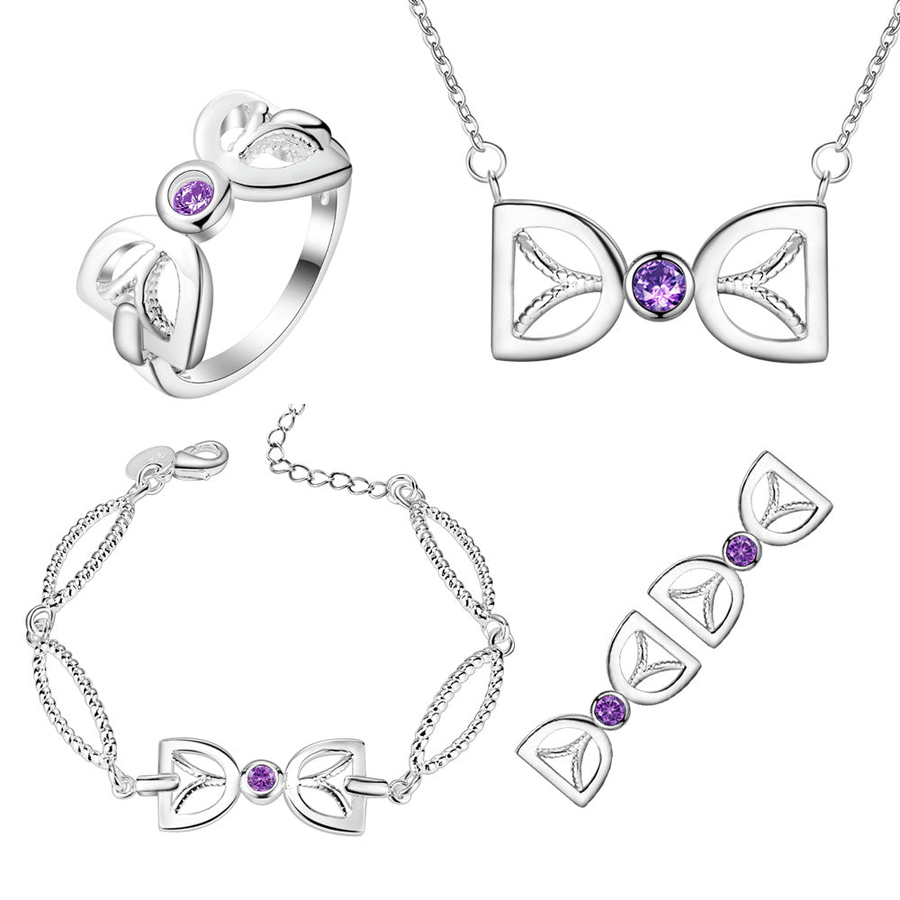 Silver Jewelry Set LST458