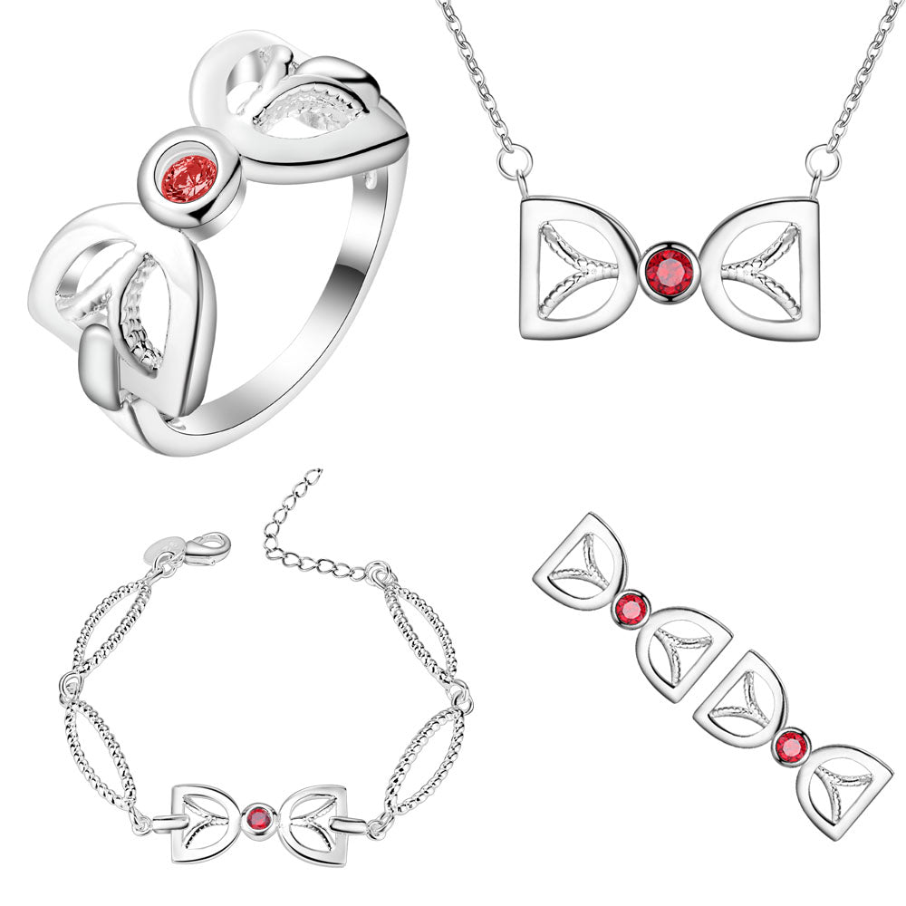 Silver Jewelry Set LST459