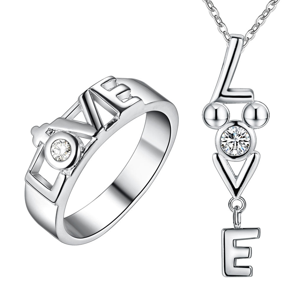 Silver Jewelry Set LST463