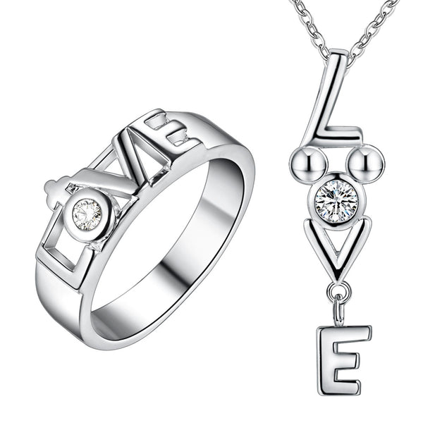 Silver Jewelry Set LST463