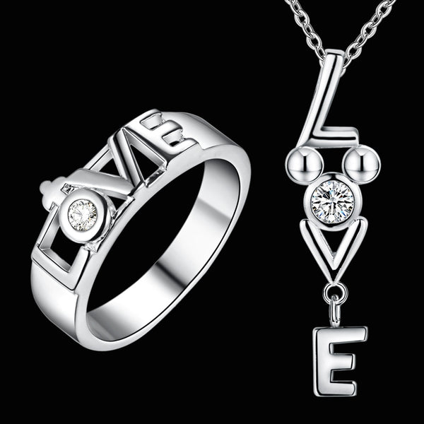 Silver Jewelry Set LST463