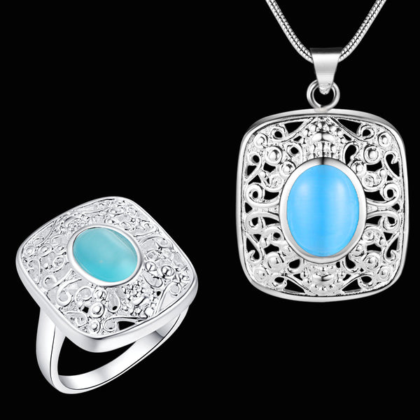 Silver Jewelry Set LST464