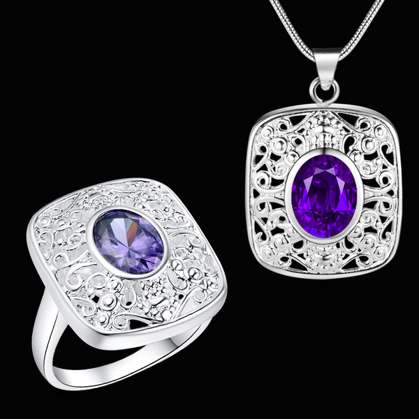 Silver Jewelry Set LST465