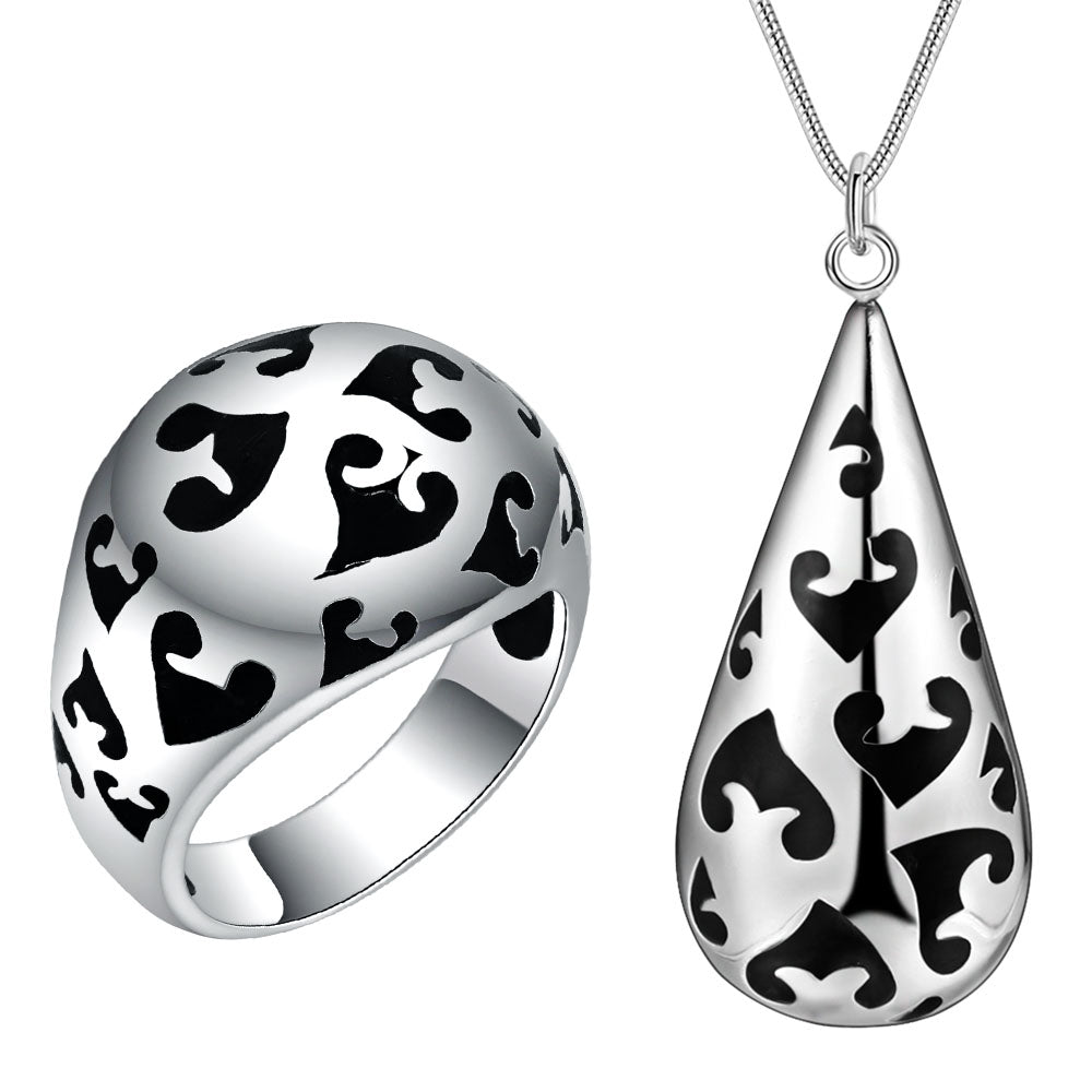 Silver Jewelry Set LST466